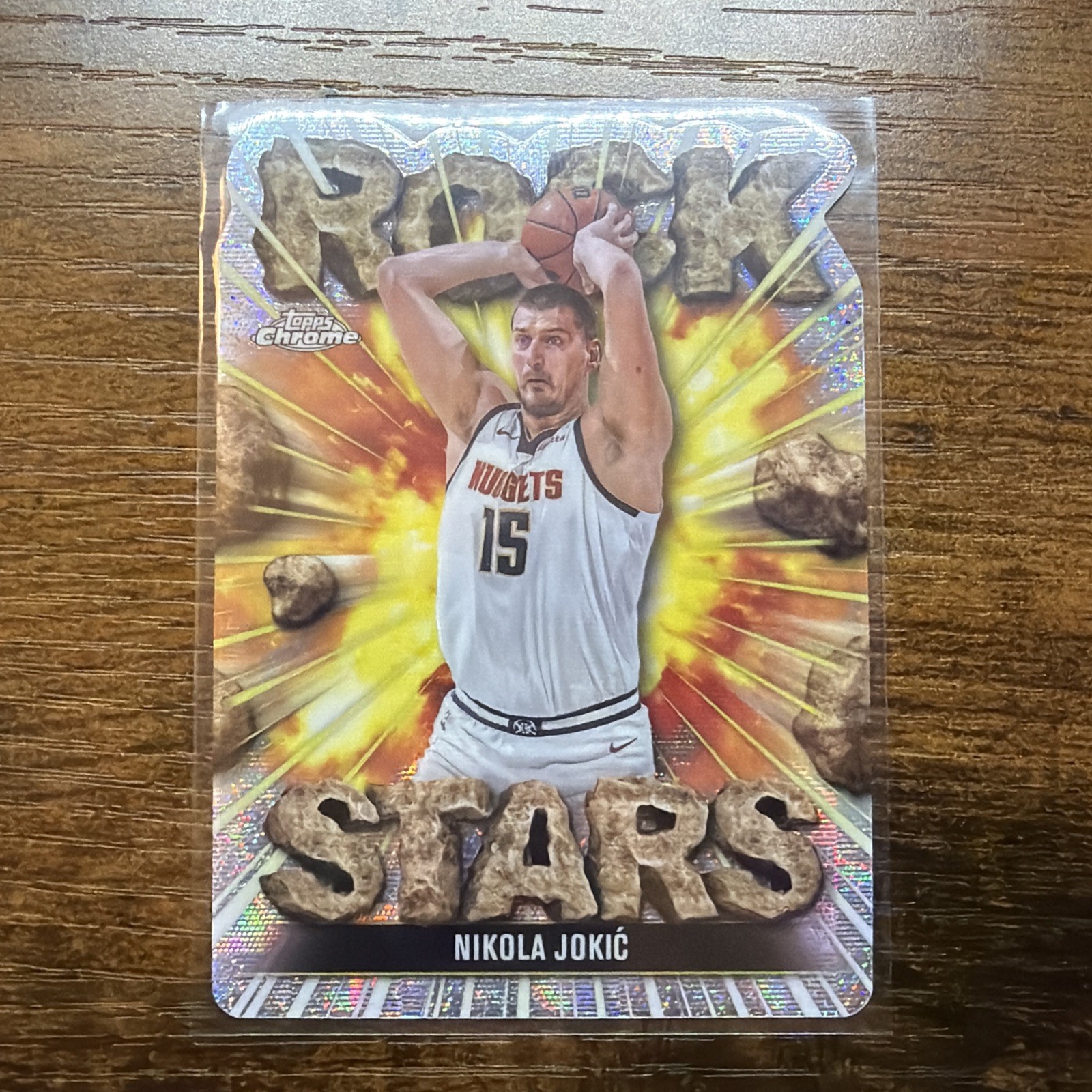 2025-26 Topps Chrome Basketball Nikola Jokic ROCK STARS SSP #RS-7