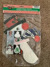 Vintage Grand Prix Snowman Christmas Paper Honeycomb Decoration NIP