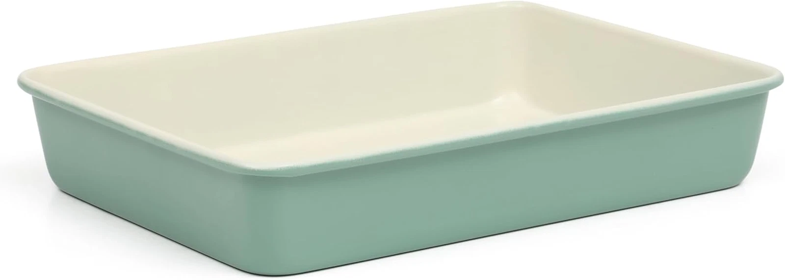 Gallen 13 X 9 Inch Rectangular Nonstick Carbon Steel Cake and Baking Pan – Teal,