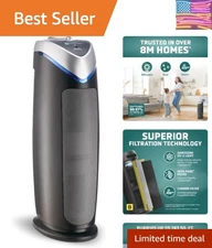 Advanced Air Purifier with 99.97% Pollution Removal, Perfect for Homes & Dorms
