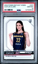 Caitlin Clark 2024 Panini Instant WNBA All-Rookie Team #247 RC Fever PSA 10