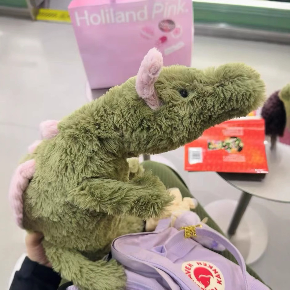 New JellyCat Malachy Dragon Plush Toy Matcha Dragon Dolls With Tag