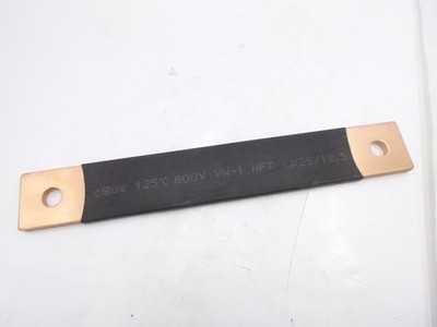Copper Flexible Jumper Conductor Shunt Laminated Busbar 8-1/4'' Length 3/8'' Holes