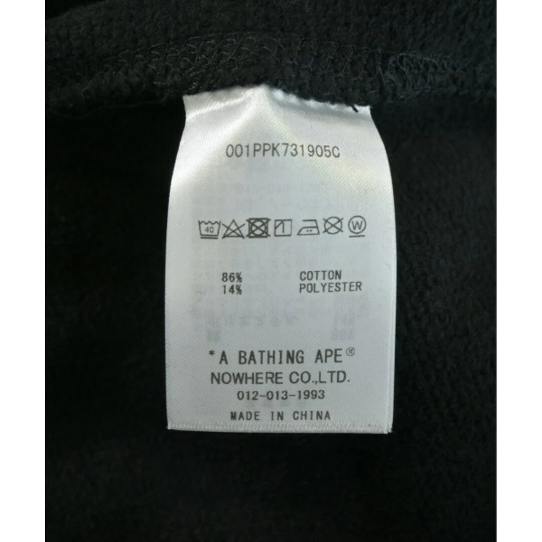 A BATHING APE (BAPE) Felpa con cappuccio Bape XL nera UOMO usata in ottime condizioni