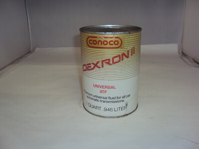 VINTAGE ADVERTISING CONOCO ONE QUART OIL CAN FULL   X-751