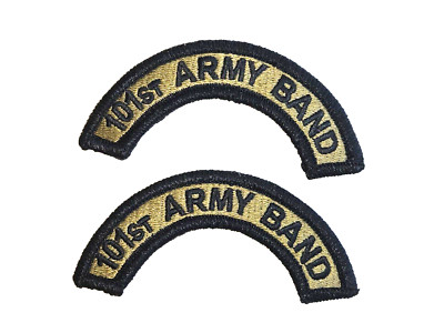 U.S. Army 101st Airborne BAND Shoulder Unit Scroll Patch - 2 Pack | eBay