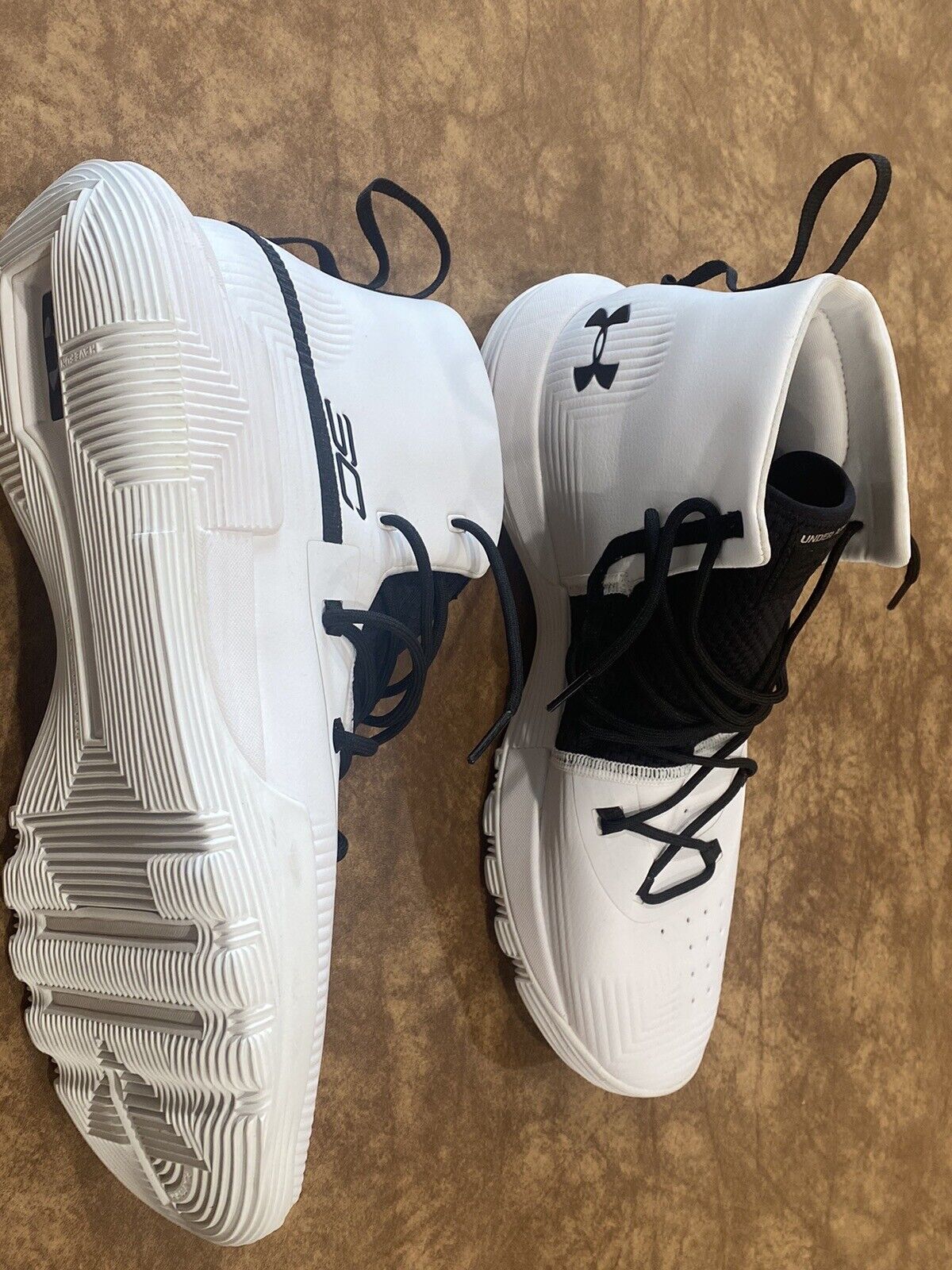Size 12 - Under Armour SC 3Zer0 2 White Black for sale Size 12 - Under Armour SC 3Zer0 2 White Black for sale
