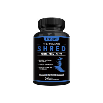 SHRED Fat Burner Powerful Thermogenic Weight Loss Relax Sleep Support NEW