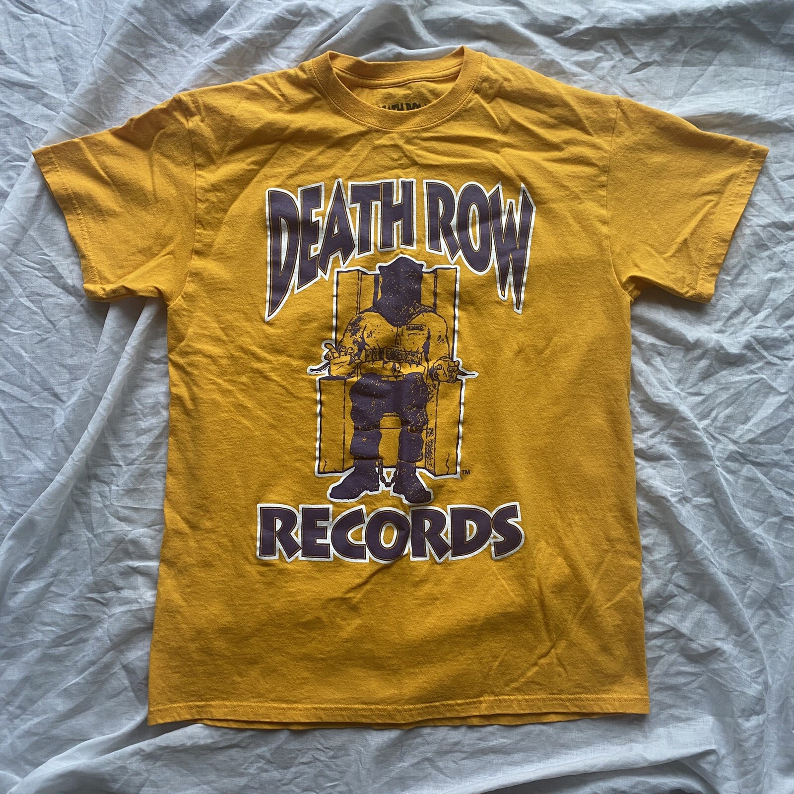 FILA Camicia gialla Death Row Records Ripple Junction taglia MEDIA colore Lakers Way