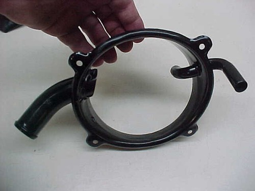 Original '64 - '65 Corvette FI air cleaner adapter, NOS hose, and repro clamps - Picture 8 of 18