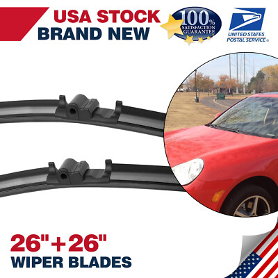 Set of 26''+26'' Front Windshield Wiper Blade For VW Touareg Porsche Cayenne