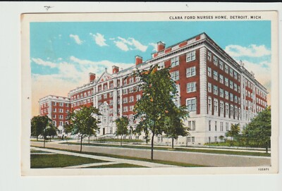 POSTCARD CLARA FORD NURSES HOME DETROIT MICHIGAN - 1933 | eBay