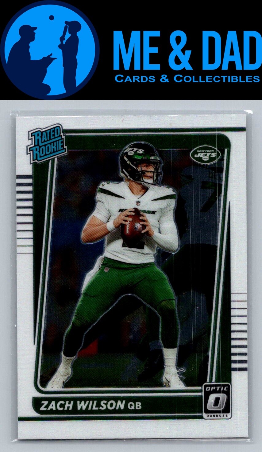 2021 Donruss Optic #202 Zach Wilson