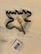 Harry & David Moose Head Shape Pancake & Egg Mold Forms, Cabin Lodge Wilderness