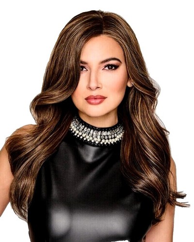 Raquel Welch 5” Top Billing Mono Top Lace Front Topper Sugar and Charcoal Grey Top Billing by Raquel Welch Topper | Best Seller – Wigs.com main image 2