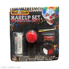 Forum Horror Evil Clown Circus Horror Fake Blood Cream Teeth Make-Up Kit Set