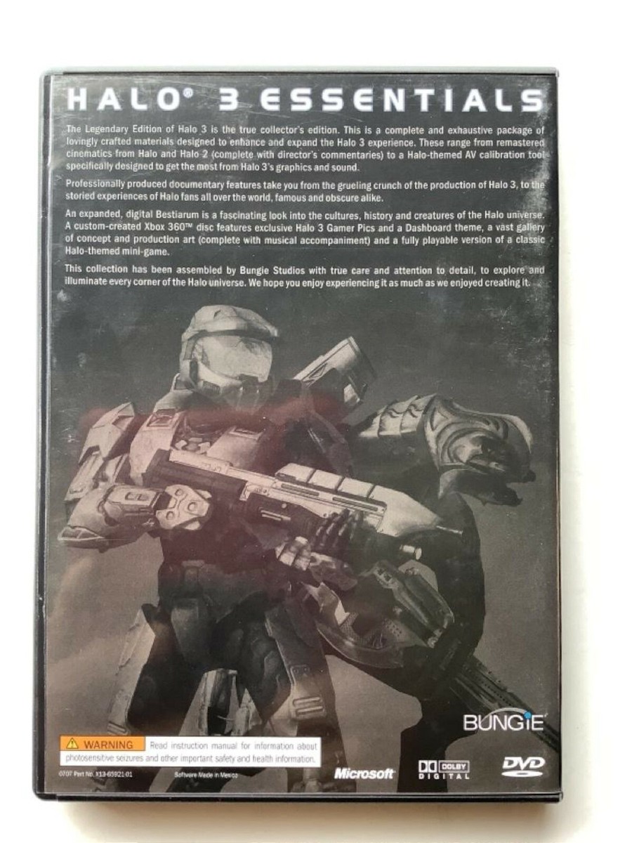 HALO CDセット(2枚) Halo 3 Essentials 2-DISCS for Microsoft Xbox 360 Video Game Making