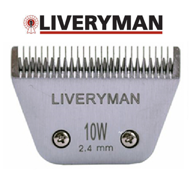 Liveryman Harmony Wide 10W (2.4mm) Horse Clipper Blades for sale online