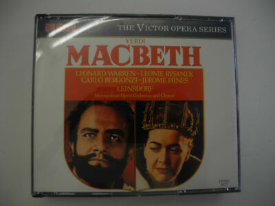 Verdi Macbeth CD Great condition The Victor Opera Series 2-CD