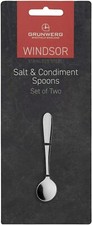 Windsor Stainless Steel Salt And Condiment Spoons Spoon 2SLTSWSDR/C PK2