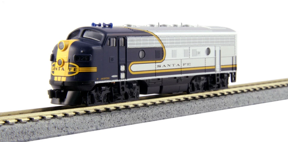 Kato 106-6273 N Scale AT&SF EMD F7 "Bluebonnet" Freight Train Set - Image 2 of 3