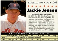 JACKIE JENSEN 63 POST## BUY 5 GET 1 FREE ## or 30% OFF 12