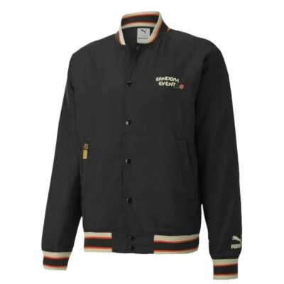 Puma X RDET Bomber jacket  Randomevent  Collab Jet Black Size M RARE TL46324