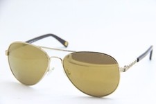 NINE WEST NW 118S 717 GOLD BROWN AUTHENTIC FRAMES SUNGLASSES 58-15