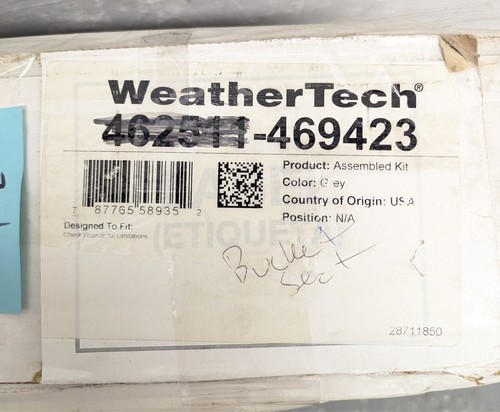WeatherTech FloorLiner for 2011-2017 Chevrolet Traverse 2nd/3rd Row, Grey 469423 - Picture 6 of 7