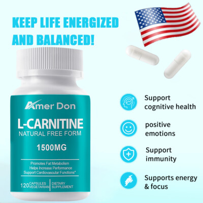 acetyl l carnitine antioxidant 120 Capsules ACETYL L-CARNITINE 1500mg TABLETS Nervous System Health  Antioxidant