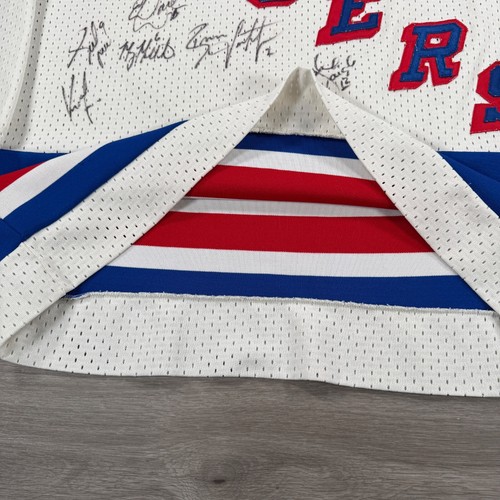 Maglia vintage New York Rangers autografata firmata vintage NHL Hockey - Foto 10 di 10