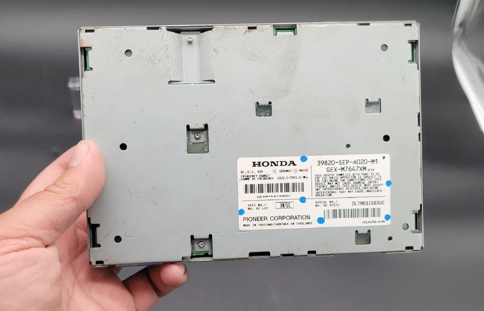Módulo receptor de satélite Acura TL PIONEER RADIO XM 2004-2006 39820-SEP-A020-M1 Foto 2 de 4