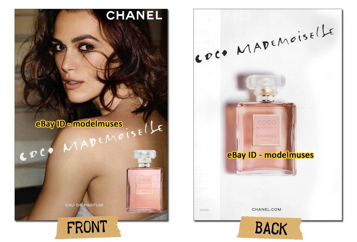 ACTOR KEIRA KNIGHTLEY for Chanel Coco Mademoiselle 2009 Print Ad