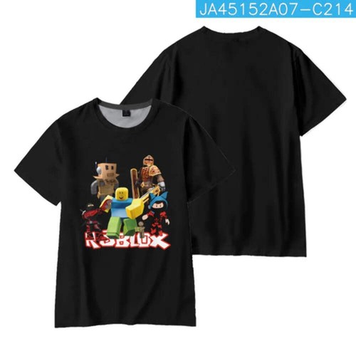 Roblox Kids T-shirt Boys Game Sports T-shirt Child Cartoon Short - Picture 38 of 79