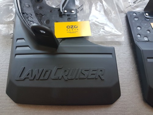 Genuine Toyota Land Cruiser 70 rear mudflaps 76608-60110 76607-60110 - Picture 2 of 4