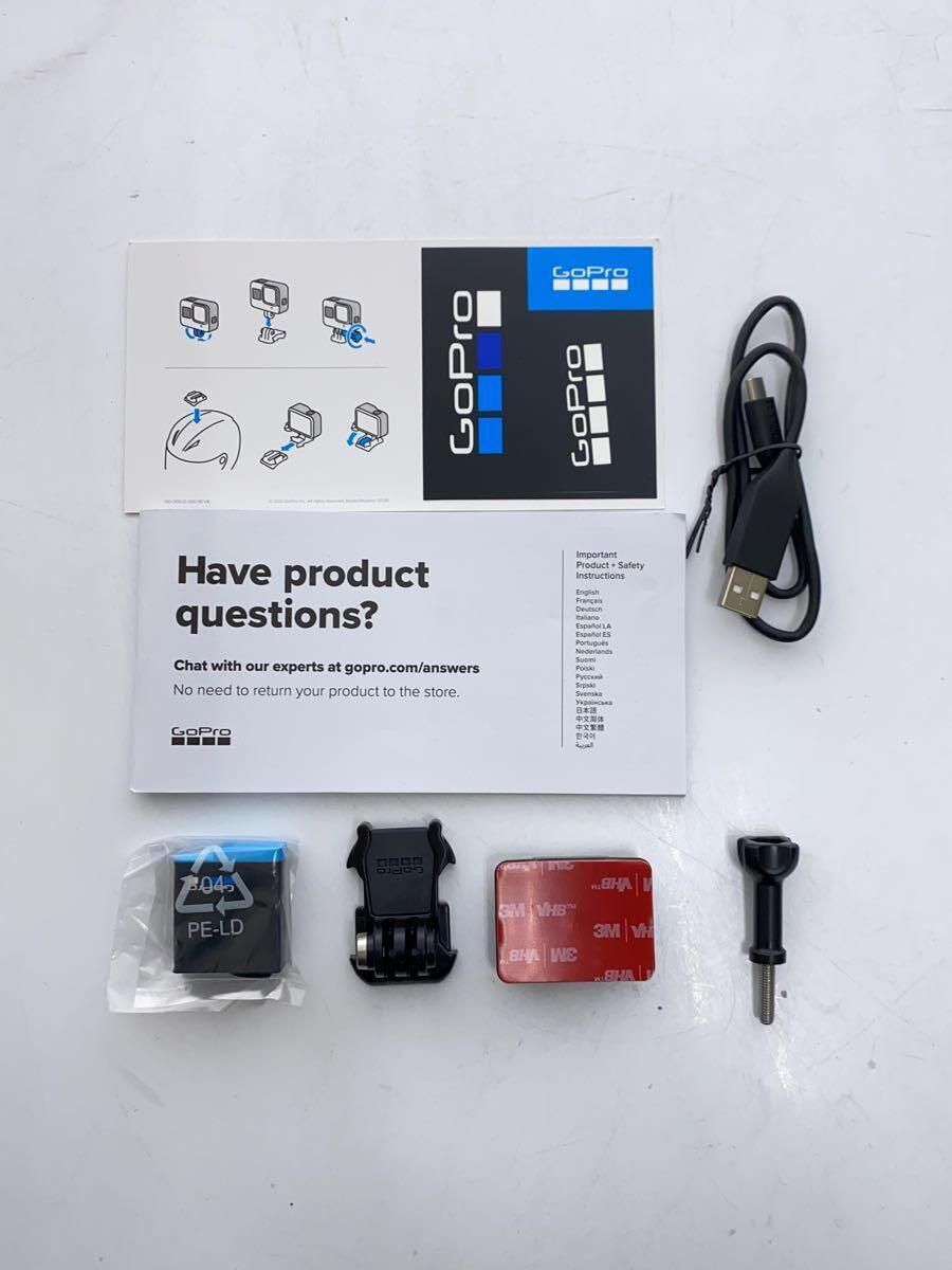 GoPro HERO8 BLACK CHDHX-802-FW compact digital camera Used GoPro HERO8 BLACK CHDHX-802-FW compact digital camera Used