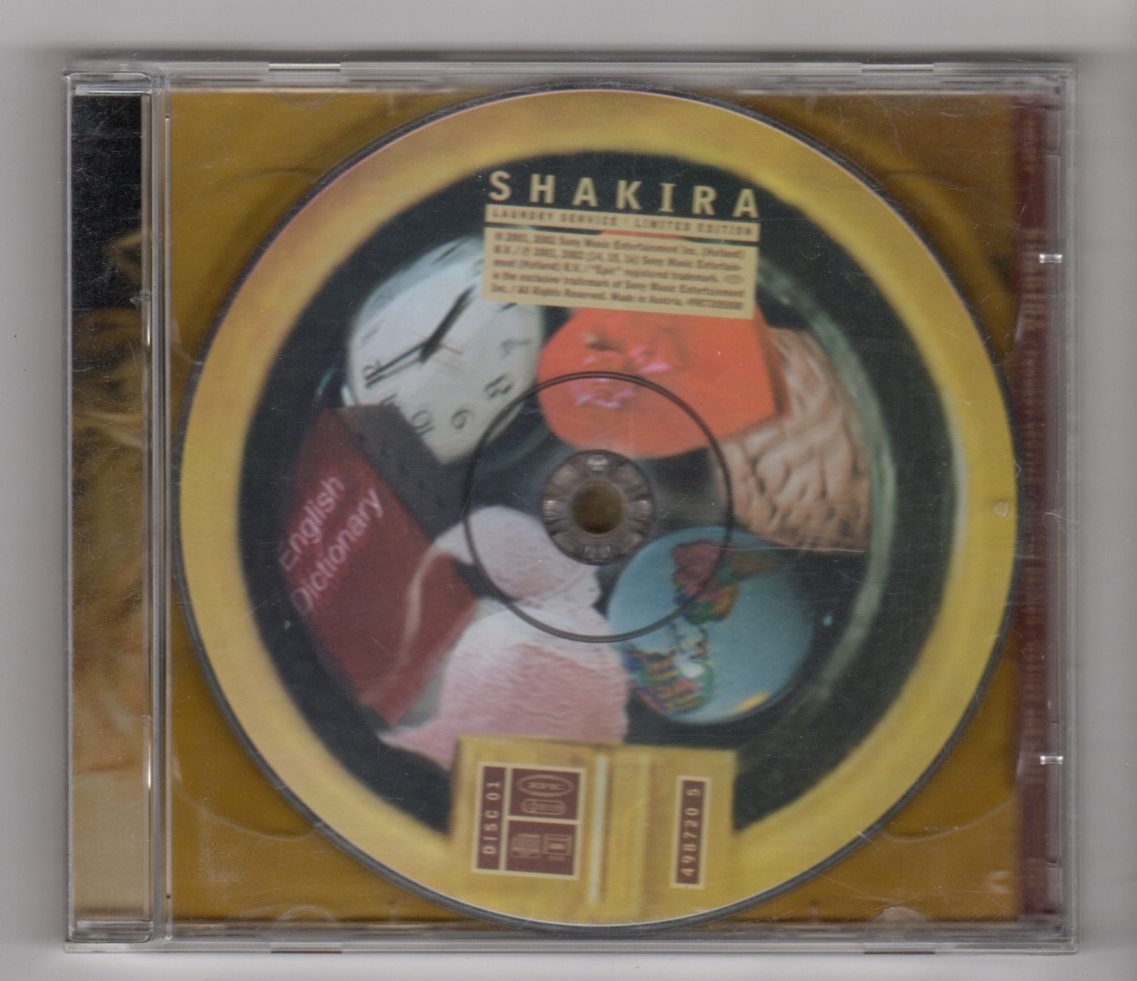 (IF466) Shakira, Laundry Service - 2002 CD + DVD
