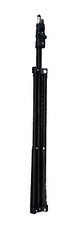 LS Light Stand Black Adjustable 2 Height Tiers Lightweight