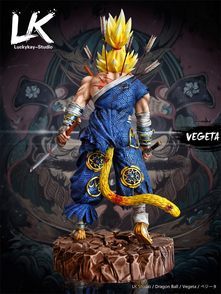 LK Studio 1/6 Dragon Ball Samurai Gogeta Blue Hair Resin Painted