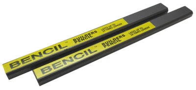 Bencil - The Worlds Toughest Carpenters Pencils - Pack of 2 HB Pencils BENHBPK2