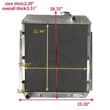 Radiator For 1954-1956 1955 56 54 Buick Special Roadmaster Century Super 5.3l V8