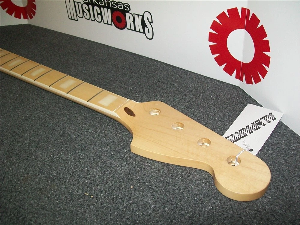 NEW Allparts Fender Licensed Neck For Fender Jazz Bass Block