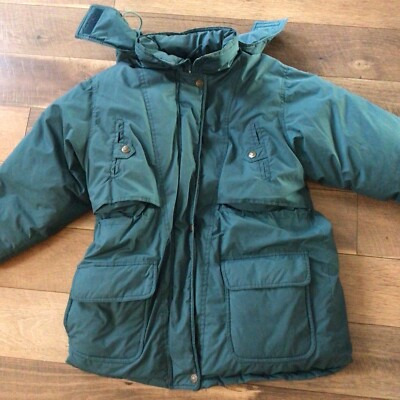 Vintage Womens Argus goose down winter coat jacket green size M
