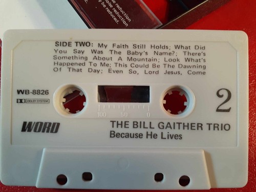 1974 Bill Gaither Trio / Because He Lives / Album Cassette Tape NICE AND TESTED - Picture 6 of 12