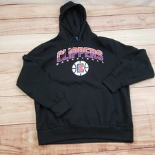 Los Angeles Clippers Sweater Mens Extra Large Black Red NBA Basketball UNK Adult