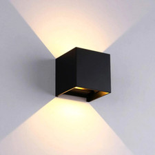 Image of SILAMPDI Outdoor Wall Lights 12W 3000K Led Outdoor Lights Waterproof IP65 Outsid