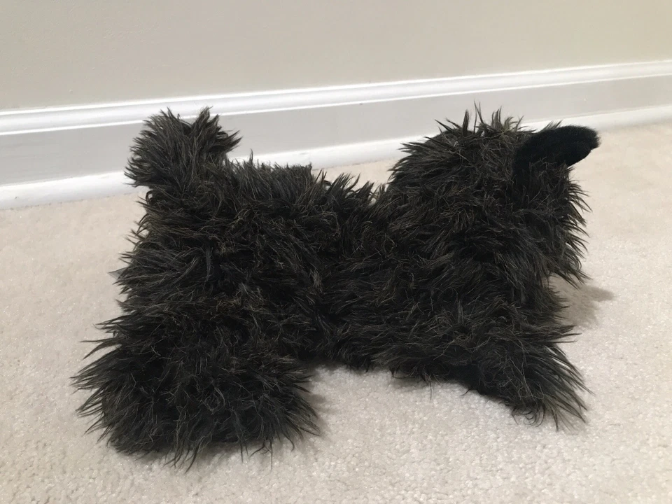 Aurora Flopsies Cairn Terrier Puppy Dog Plush Stuffed Animal 11” Black With Tag - Image 2 of 4