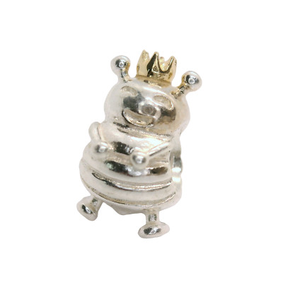 Original Pandora Charm 790227 & 14 Karat Gold Bienenkönigin