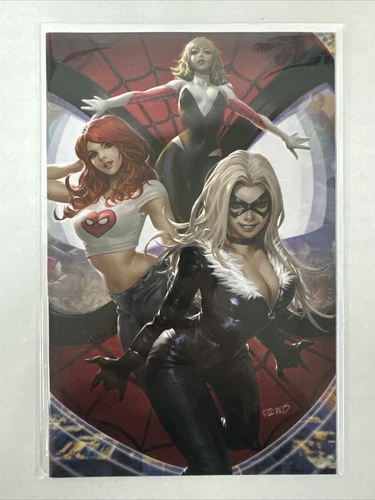 AMAZING SPIDER-MAN #26 CHEW EXCLUSIVE PUREART VARIANT NM BLACK CAT MJ GWEN