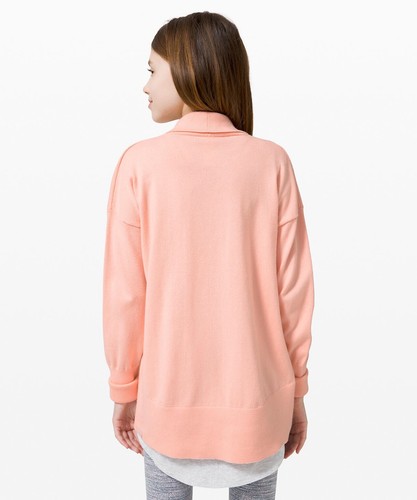 Lululemon $87 LOT Ivivva Wrap Knit Sweater 14 Ballet Slipper Wavy daze Headband - Picture 6 of 9